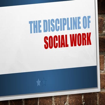 DIASS Discipline of Social Work LESSON 1 TO 3.pptx
