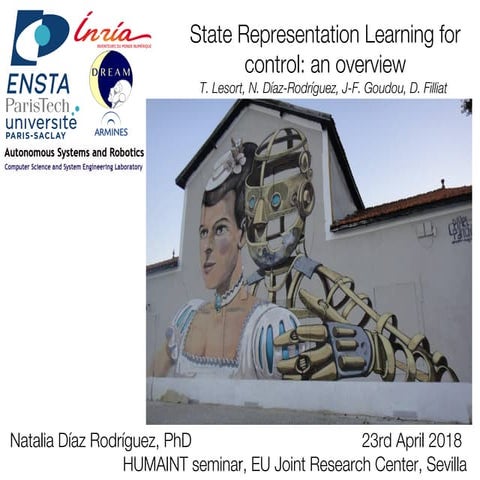 State Representation Learning for control: an overview