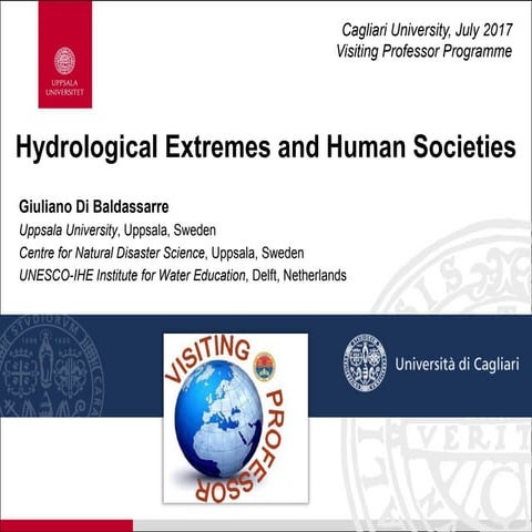 Hydrological Extremes and Human societies 