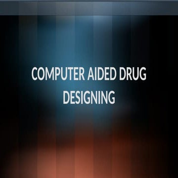 CADD -3D QSAR (COMFA & its limitations).