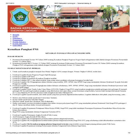 Di bkd kabupaten lamongan  - selamat datang