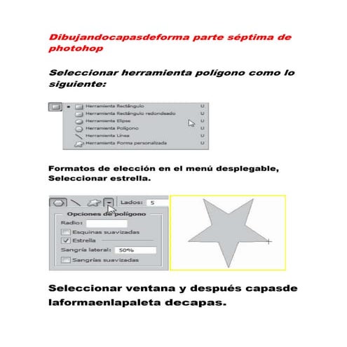 Dibujando capas de forma