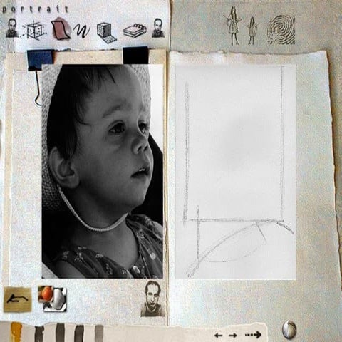 Ejercicio Dibujo Retrato Bebe
