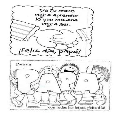 Dibujo dia papá