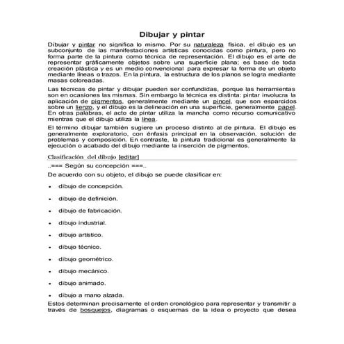 Dibujo, pintura 8.9