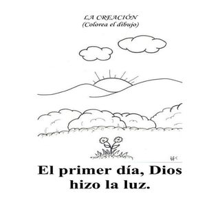 Dibujos de la creación para niños d...