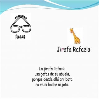 Dibujos de la jirafa rafaela