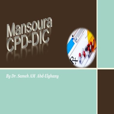 Drug information center (DIC)