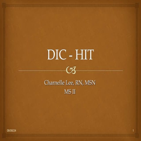 Disseminated intravascular coagulation.ppt