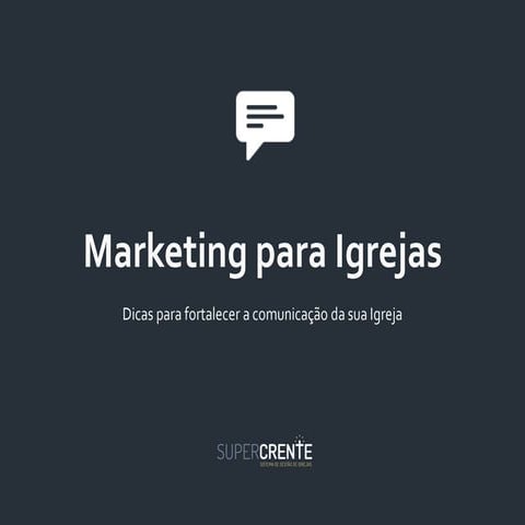 Dicas de marketing para igrejas | PDF