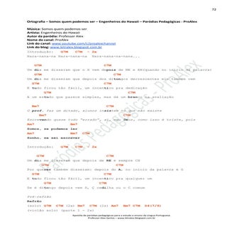 Dicas Ortográficas (Somos quem pode...