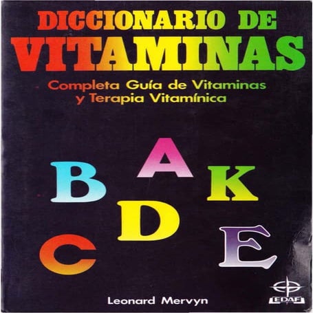 Diccionario de Vitaminas y Terapeutica Vitaminica