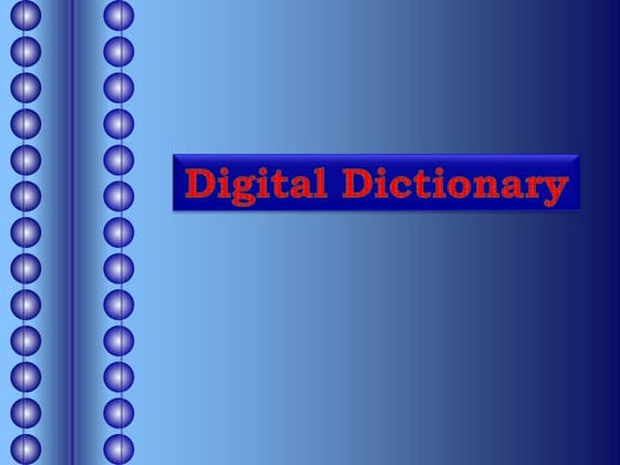 Digital dictionary Geometry-Czech | PPTX