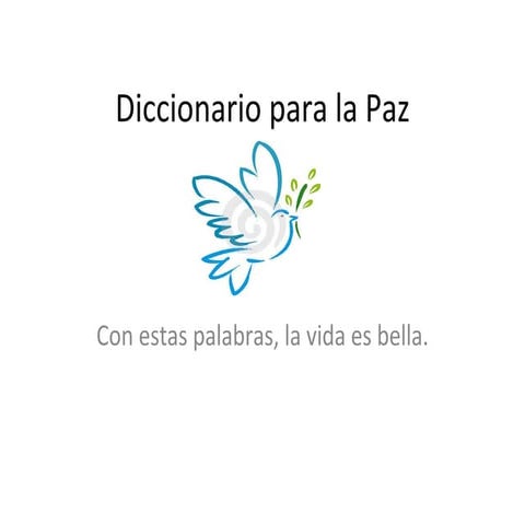 Diccionario para la paz