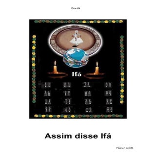 Dice ifá traduzido portugues