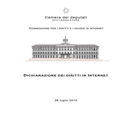Dichiarazione dei diritti in Internet
