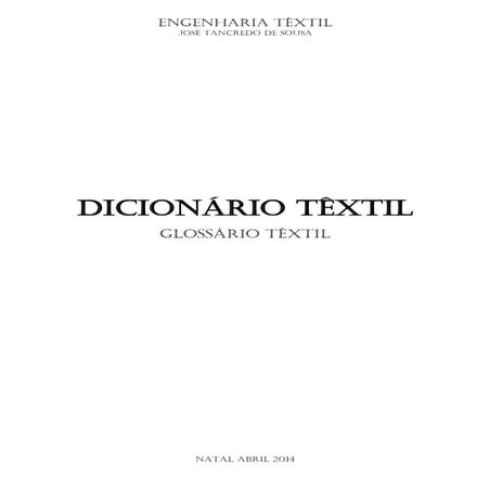 Dicionário textil | PDF