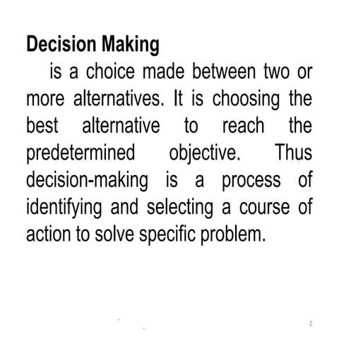 Dicition making  5