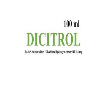 DisodiumHydrogenCitrate UrinaryAlkalizer