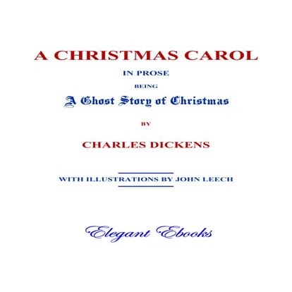 Dickens carol