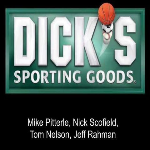 Dick\'s Presentation