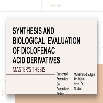 Diclofenac (Drug Discovery, Physiochemical Properties and few similar ...