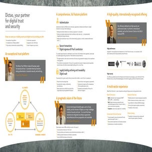 Dictao Company Brochure