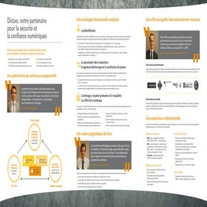 Dictao Plaquette Institutionnelle