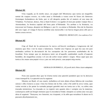 Dictats peparats 2n eso