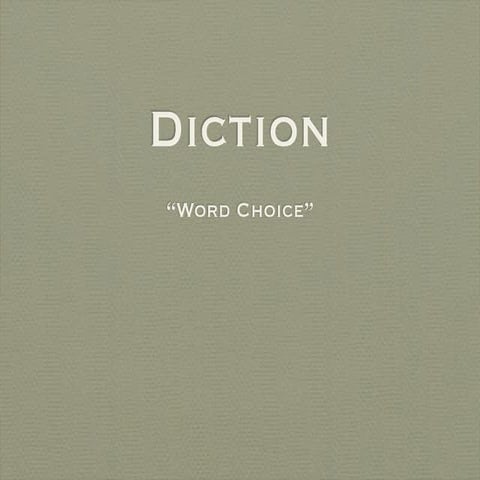 Diction