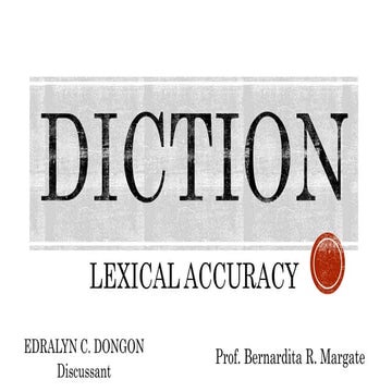 DICTION pptx