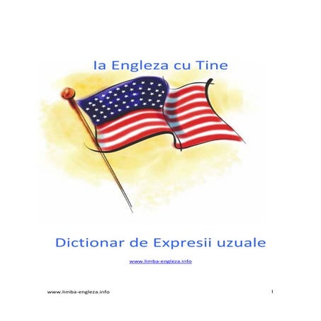 Dictionar expresii in limba engleza