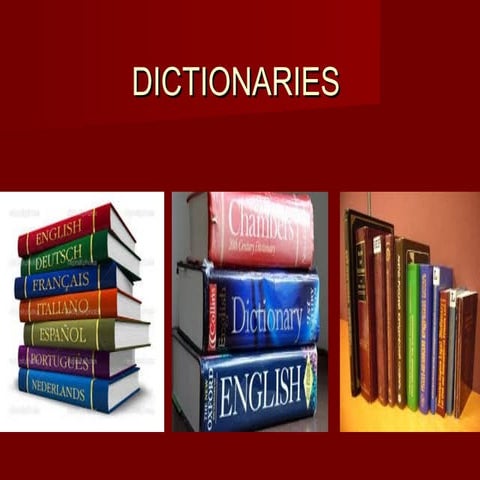Dictionary entry examples