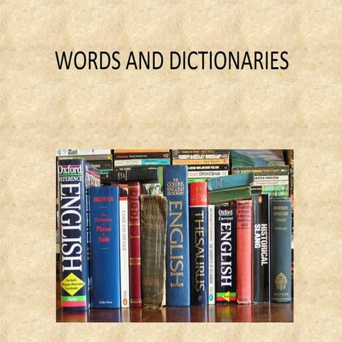 Dictionaries