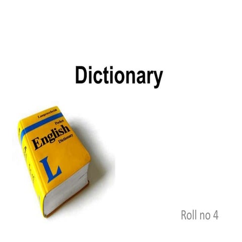 Dictionary