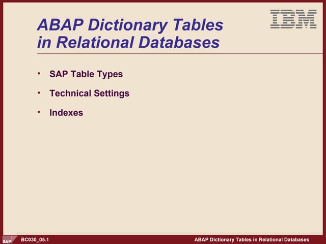 ABAP Material 05