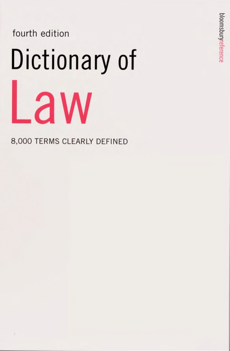 Dictionary Of Law By P.H.Collins