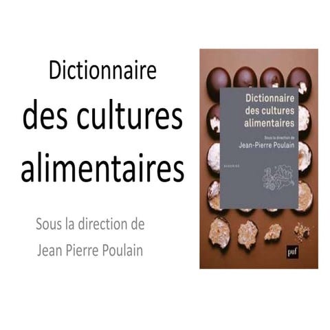 Dictionnaire des cultures alimentaires