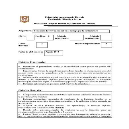 Didactica de la literatura