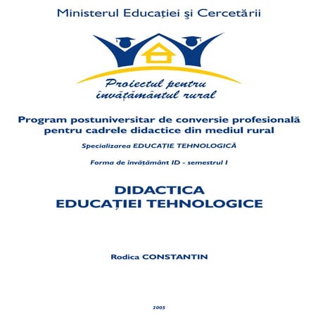 Didactica educatie tehnologica