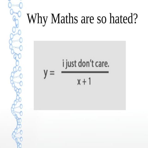 Learning Maths: why is so hard?