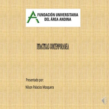 Didacticas contemporanea