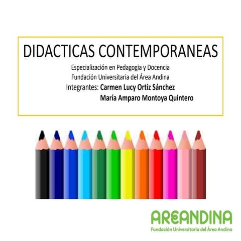 Didacticas contemporaneas