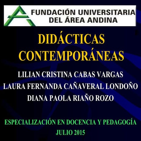Didacticas contemporaneas 1