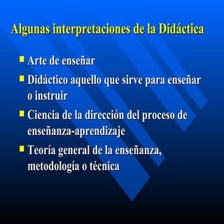 Didactica y caracteristicas