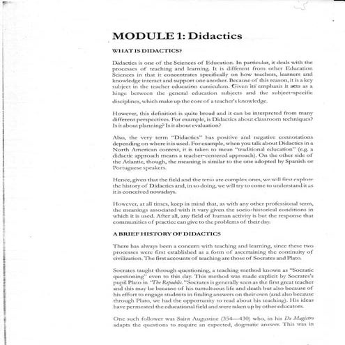 Didactics | PDF