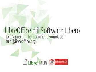 Software Libero e LibreOffice