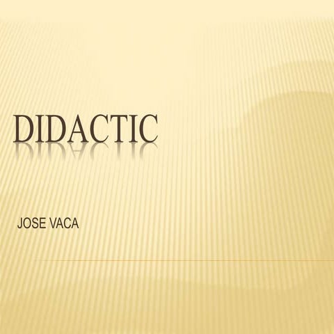 Didatic