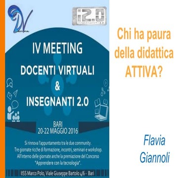Chi ha paura della didattica attiva?