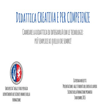 Didattica creativa, coding e tecnologie